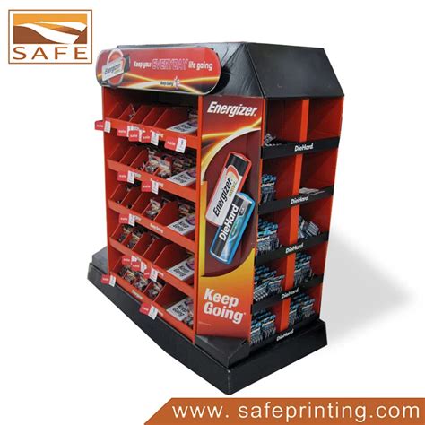 Custom Duracell Battery Corrugated Display Rack Buy Battery Display