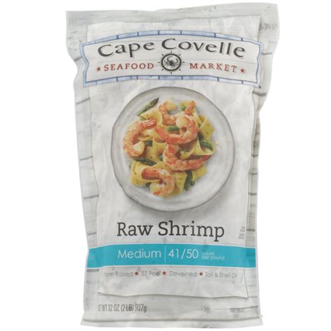 Cape Covelle Seafood Market Medium Raw Shrimp 32 Oz Delivery Or