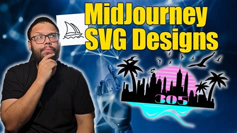 How To Make Vector SVG Images Using MidJourney A I Make Vinyl Cut