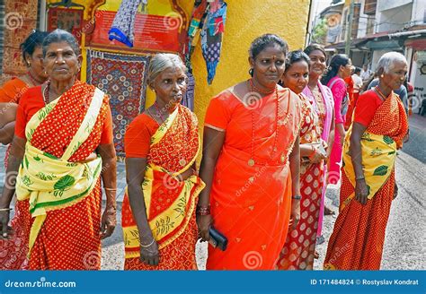 Group Of Indian Women At New Year Celebration Kochi Kerala In