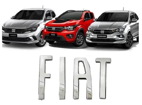 Emblema Sigla Grade Dianteira Fiat Mobi Argo Cronos 2020 2021 2022