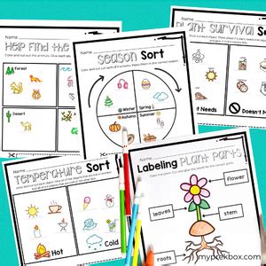 Free Preschool Science Worksheets