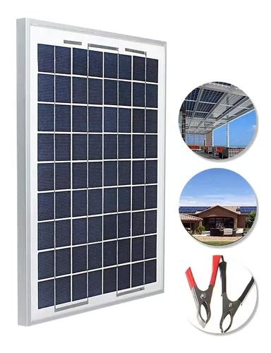 Painel Placa C Lula Energia Solar Fotovoltaica V W Watts