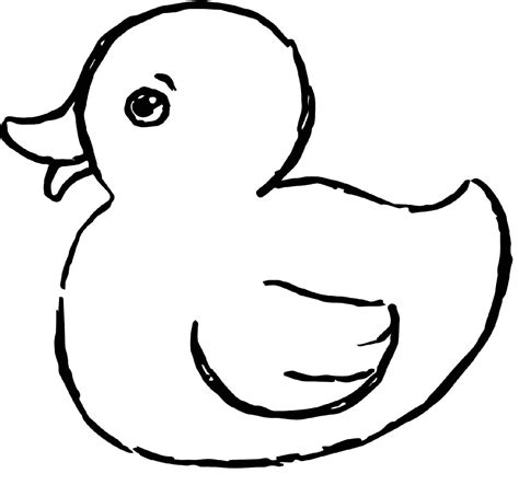 Rubber Duck Coloring Pages