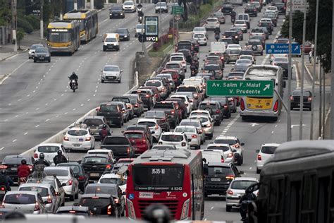 São Paulo Registra Nesta Quarta Maior Trânsito No Período Da Manhã