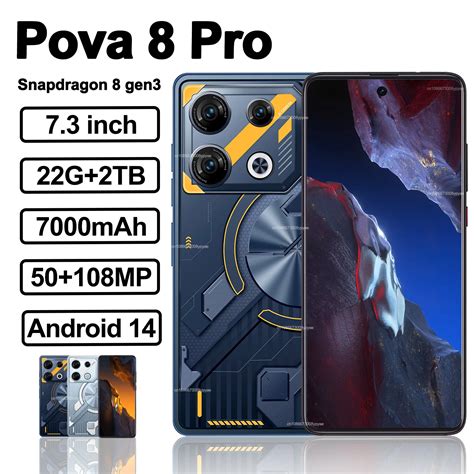 Original Pova Pro Smartphone G Inch Hd G Tb Cell Phone Dual