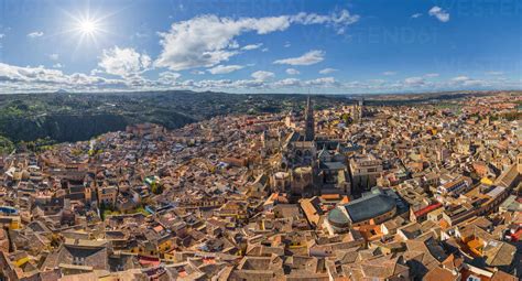 Panoramic Aerial View Of The Toledo Cathedral Spain Aaef06603