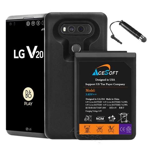 Best Lg V Battery Case Alclap Mah Lg V Charger Case Best