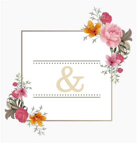 Pink Flower E Card Wedding Greeting Get Well Invitation Background