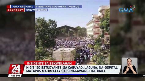 Higit 100 Estudyante Sa Cabuyao Laguna Na Ospital Matapos Mahimatay