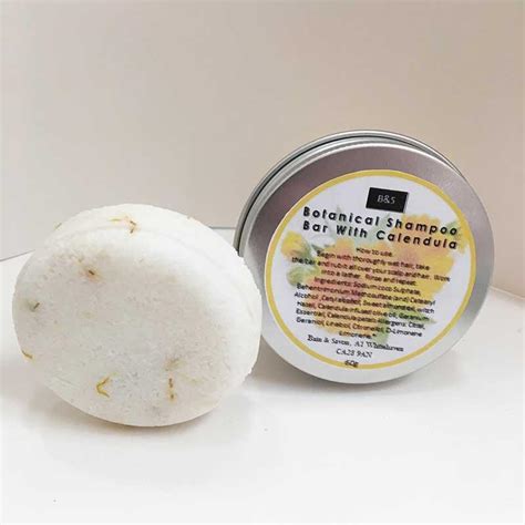 Bain And Savon Botanical Shampoo Bar With Calendula Oil 100 Natural The Friendly Turtle