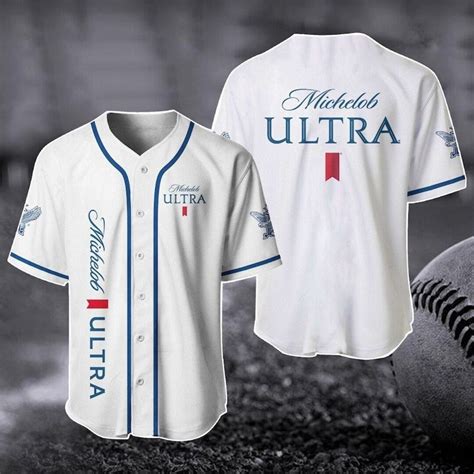 Michelob Ultra Baseball Jersey Michelob Ultra Beer 3D Shirt Etsy