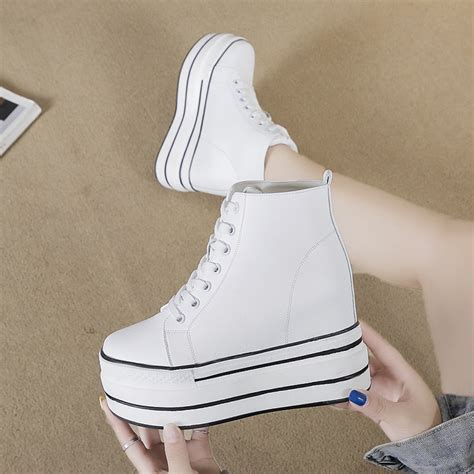 Fashion Sneakers White Chunky Platform Wedge Shoes 2022 Designers 10