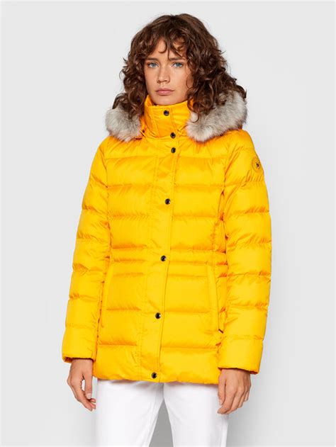 Tommy Hilfiger Giubbotto Piumino Tyra WW0WW28610 Giallo Regular Fit