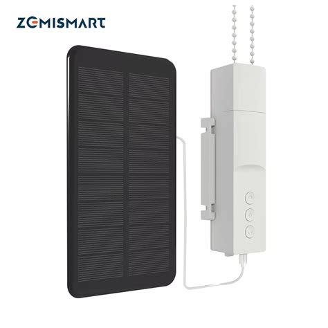 Zemismart New Update Tuya Zigbee Smart Roller Shade Driver Solar Panel