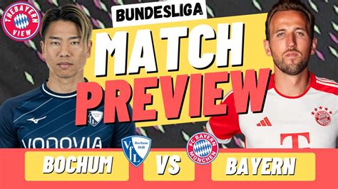 Vfl Bochum Vs Bayern Munich Preview Bundesliga Preview Line Up