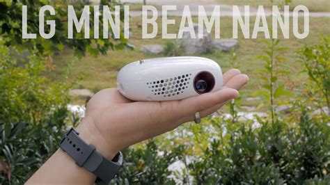 Pocket Projector Lg Mini Beam Nano Review Youtube