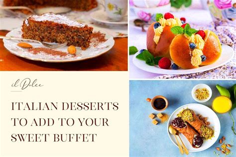 Italian Desserts to Add to Your Sweet Buffet | by Italian Wedding ...