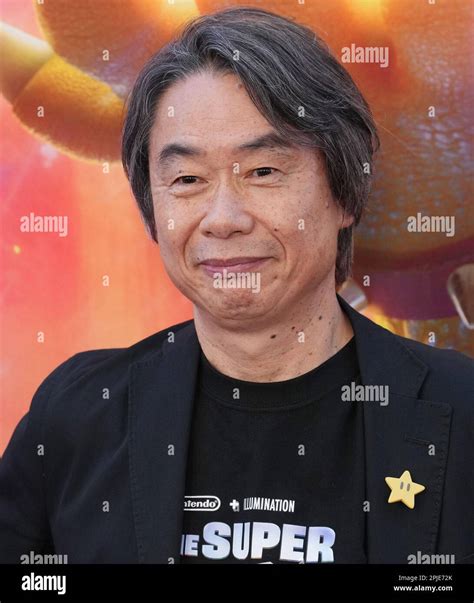 Los Angeles Usa 01st Apr 2023 Shigeru Miyamoto Arrives At Universal