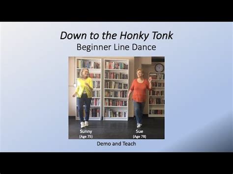 Down To The Honky Tonk By Jake Owen Beginner Line Dance Demo And Teach