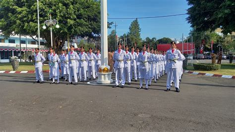 75 Paskibraka Kabupaten Malang Dikukuhkan Siap Bertugas Di HUT Ke 78 RI