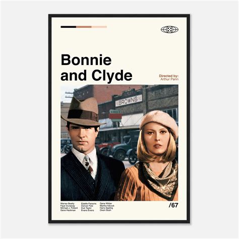 Bonnie And Clyde Poster, Bonnie And Clyde Print, Bonnie And Clyde Art - Citiesbox