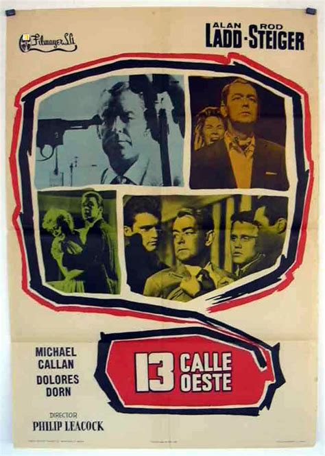 "13 CALLE OESTE" MOVIE POSTER - "13 WEST STREET" MOVIE POSTER