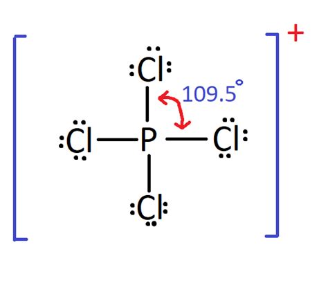 What is the molecular geometry of PCl${_4^+}$ ion? | Quizlet