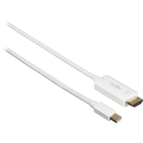 Rocstor Premium Mini DisplayPort Male To HDMI Male Y10C196 W2