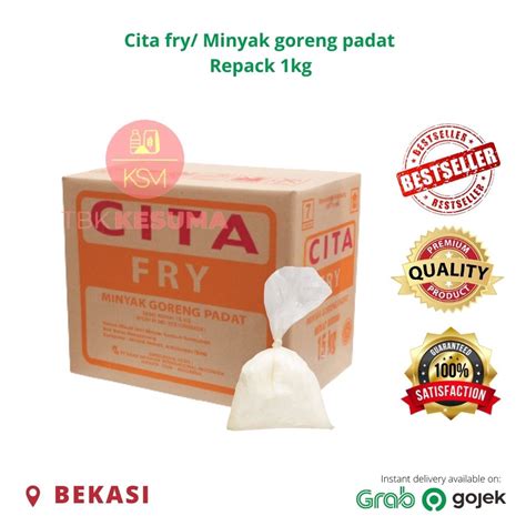 Jual Cita Fry Minyak Goreng Padat Repack Kg Shopee Indonesia