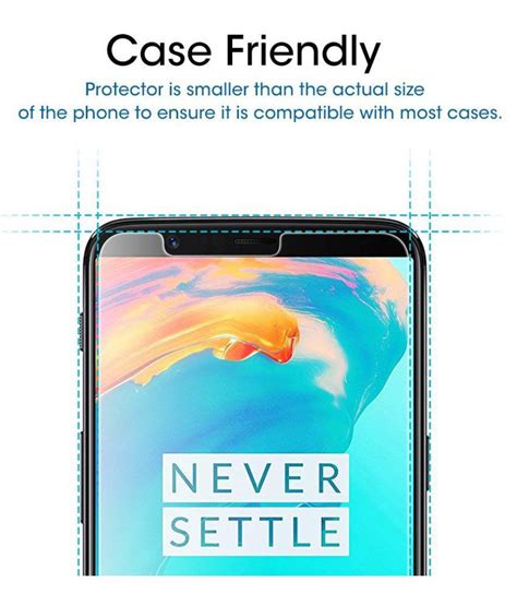 Oneplus 5t Tempered Glass Screen Guard By Case U Tempered Glass