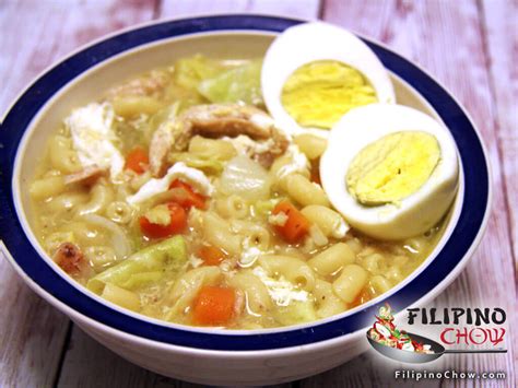 Chicken Sopas Chicken Macaroni Soup Filipino Chow