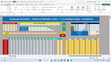 Planilha Lotof Cil Acerte Dezenas Dentro De E Tenha Lucro