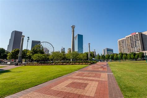 Centennial Olympic Park in Atlanta, Georgia Editorial Stock Photo ...