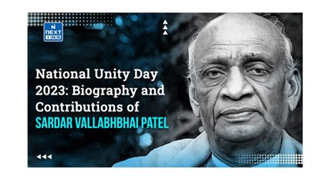 National Unity Day Contributions Of Sardar Vallabhbhai Patel