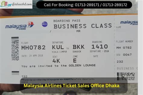 Malaysia Airlines Dhaka Office Address And Contact Number