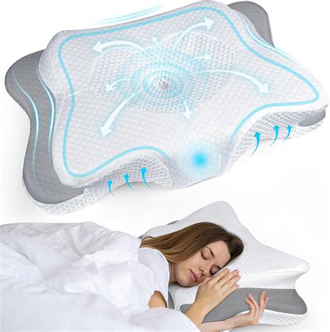 Amazon Almohada Cervical Para Aliviar El Dolor De Cuello