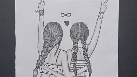 step  step drawings    friend  friends drawings easy