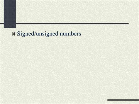 SOLUTION: Bit Manipulation of Signed and Unsigned Numbers in Assembly ...