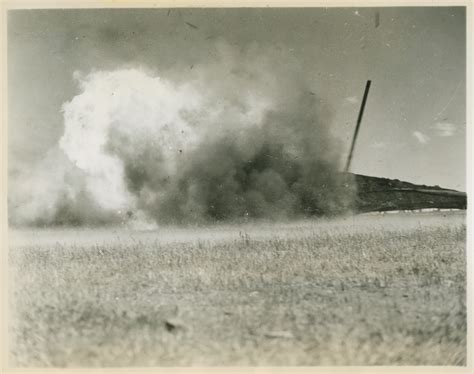 Craters created by heavy artillery bombardment in the United States on 28 June 1944 | The ...