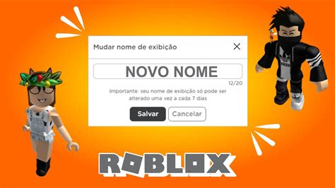 Como Trocar O Nome No Roblox De Gra A Youtube