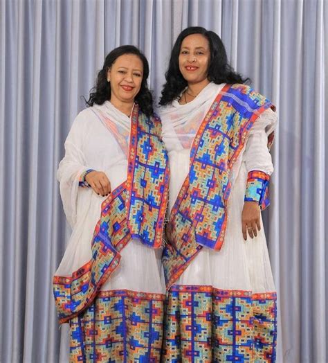 Shewa Amhara Ethiopian Traditional Dress Traditional Outfits Amhara