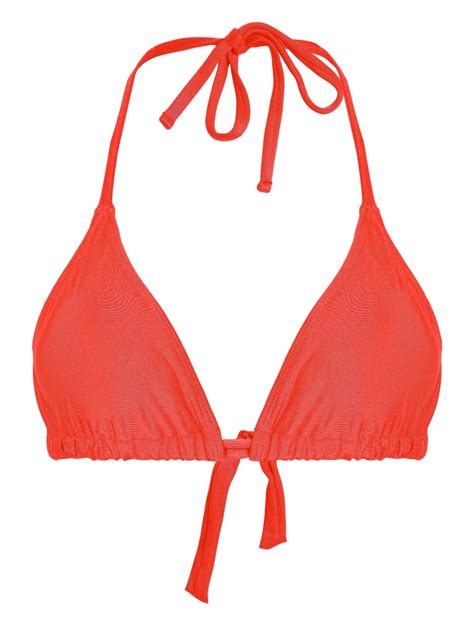Lygia Nanny Iasmin Bikini Top Red Farfetch