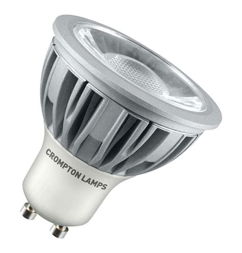 Crompton Lamps Led Gu10 Bulb 5w Dimmable Cool White 45° Lightbulbs Direct