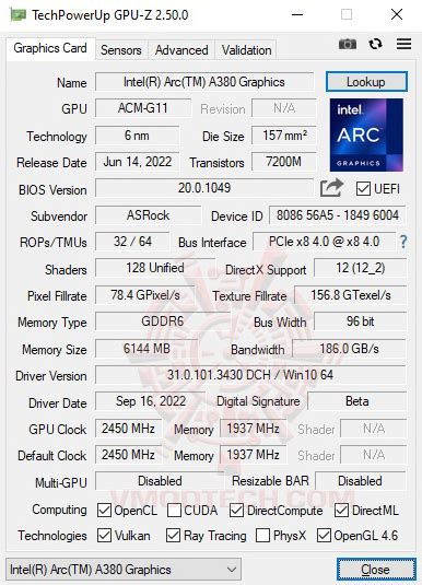 หน้าที่ 3 ทดสอบ Intel Arc A380 Challenger Itx 6gb Oc Review การ์ดจอเจาะกลุ่มสายสตรีมเล่นเกมส์