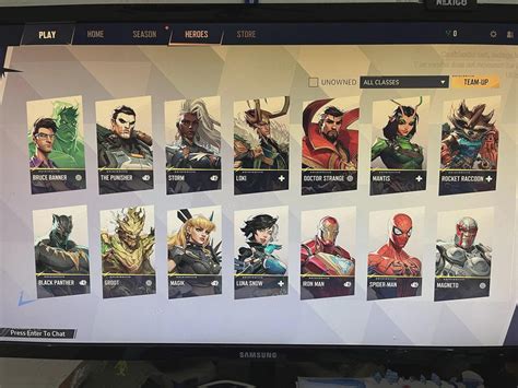 Marvel Rivals Roster R Leaksandrumors