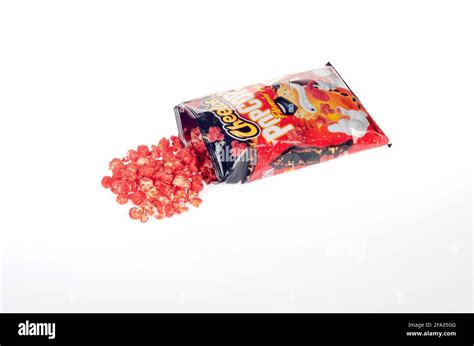 Cheetos Flamin Hot Popcorn Stock Photo Alamy