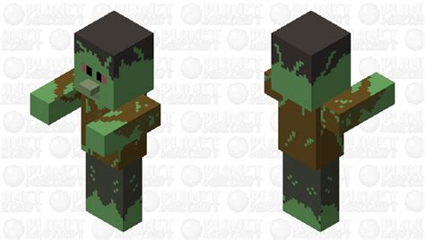 Zomble Villager Minecraft Mob Skin