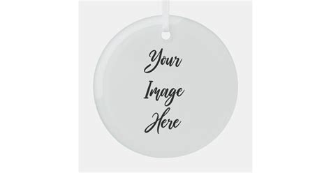 Create Your Own Glass Ornament | Zazzle