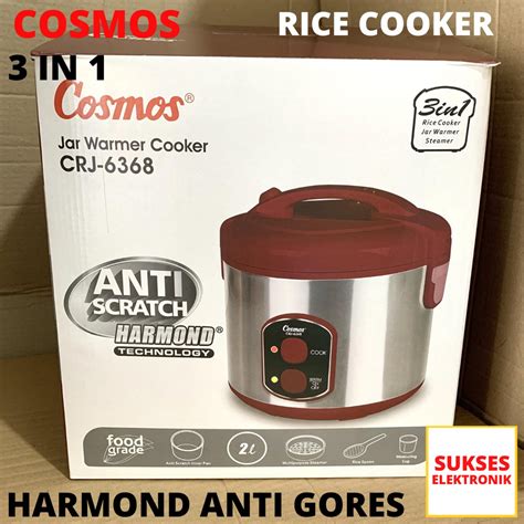 Jual Rice Cooker COSMOS HARMOND STAINLESS CRJ 6368 Magicom Penanak